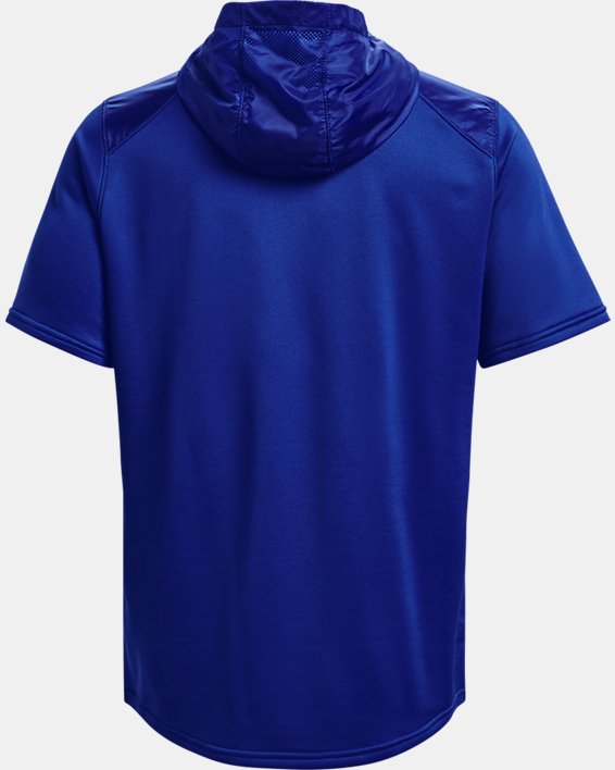 Men's UA Command Short Sleeve Hoodie, Blue, pdpMainDesktop image number 5